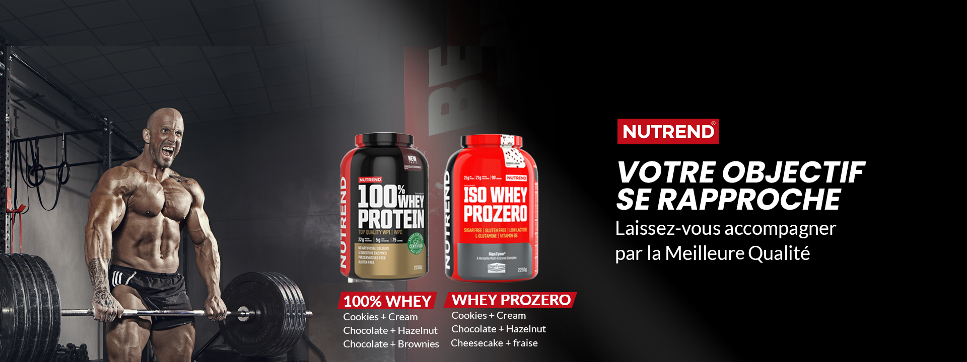 Whey protein et Whey Prozero Nutrend Tunisie-1